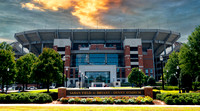 Denney Stadium yellow clouds BJR4730